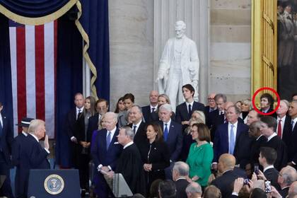 Milei fue uno de los principales invitados a la jura del presidente Trump en el Capitolio