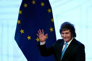 Milei, la semana pasada, en Asunción, cuando se selló el acuerdo comercial entre el Mercosur y la Unión Europea tras más de 20 años de negociaciones