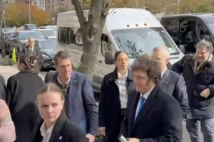 Milei se reúne en Nueva York con inversores antes de visitar la tumba del rabino de Lubavitch