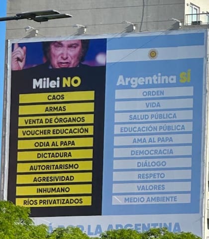 "Milei no, Argentina sí"