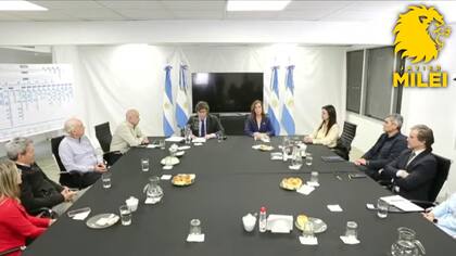 Milei presentó su plan de gobierno, junto a sus candidatos Marcela Pagano, "Bertie" Benegas Lynch, Carolina Píparo, Carlos Rodríguez y Sandra Pettovello