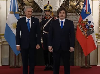 Milei recibe a Kast en la Casa Rosada