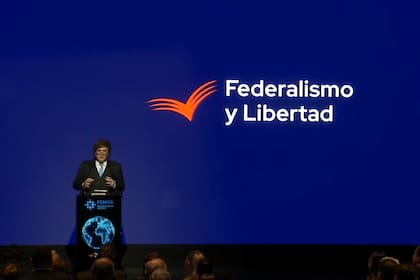 Milei reivindicó a Juan Bautista Alberdi y -al igual que ayer en el Palacio Libertad- se basó en la obra del teórico Adam Smith y en la idea de “la moral como política de Estado”