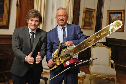 Milei también se reunió con Robert Kennedy Jr.