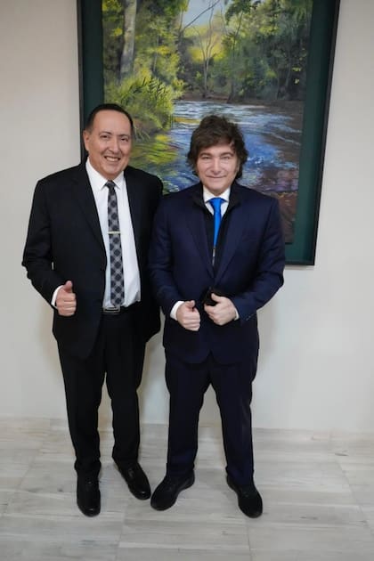 Milei y el pastor Jorge Ledesma