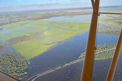 Miles de hectáreas bajo el agua en San Roque, Corrientes