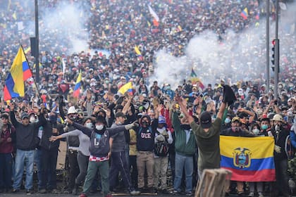 Las medidas de ajuste de Moreno despertaron masivas protestas
