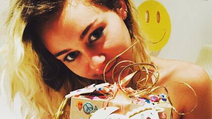 Miley y un regalo especial de cumpleaños