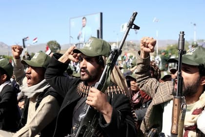 Militantes hutíes, la milicia islamista rebelde de Yemen (Archivo)