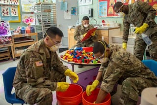 El músculo del Pentágono enfrenta otra prueba de fuego con la pandemia