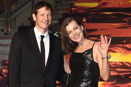 Milla Jovovich y su marido Paul Anderson