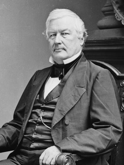 Millard Fillmore fue el presidente número 13 de Estados Unidos (Wikimedia Commons/United States Library of Congress)