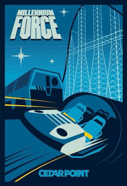 Millenium Force fue considerado en la década del 2000 como la montaña rusa más alta y rápida del mundo