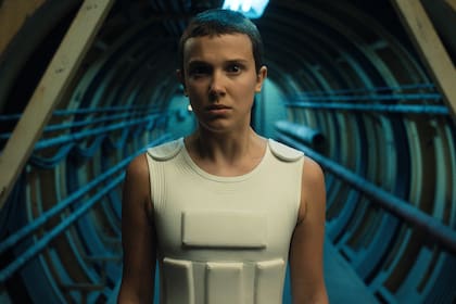 Millie Bobby Brown como Eleven es la protagonista de Stranger Things