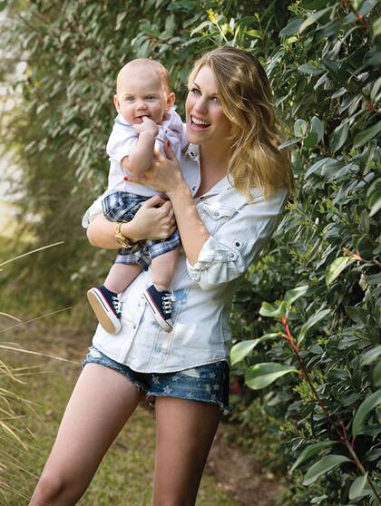 Milo y su mamá, inseparables