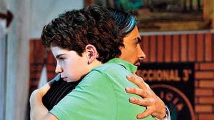 Milton de la Canal con Pablo Echarri en sus roles de Matías y Santiago, en la novela Montecristo