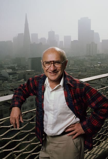Milton Friedman, uno de los economistas más influyentes del siglo XX, en una foto de 1986 en California
