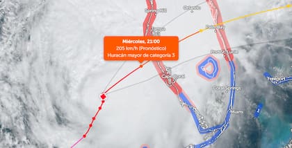 Milton impactaría Tampa Bay este miércoles 9 de octubre.