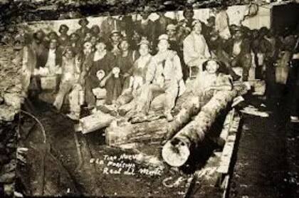 Mineros británicos en Real del Monte en el siglo XIX. Foto: Pasteko