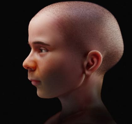 Minirdis, la momia hallada en Egipto.