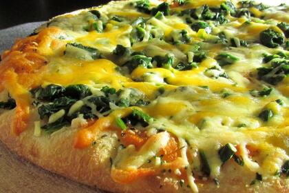 Minitarta de espinacha y huevo con masa philo