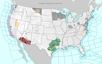 Minnesota bajo agua: entre 25 y 75 mm de lluvia podrían anegar zonas centrales