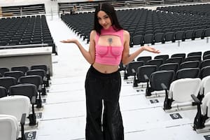 Minutos antes del primero de sus dos shows en River, María Becerra recibió un regalo soñado del club