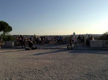 Mirador de la piazza del Popolo, hermoso lugar para ver el atardecer