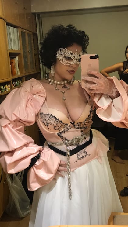 Miranda Lorenzo alcanzó al fama gracias a su llamativa forma de vestirse