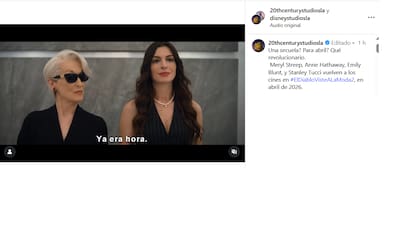 Miranda y Andy vuelven al ruedo (Foto: Captura Instagram/@disneystudiosla)