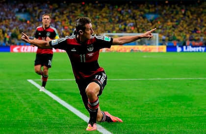 Miroslav Klose es el máximo goleador de la historia de los mundiales con 16 tantos