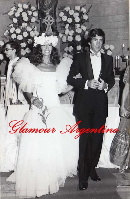 Mirta Teresita Massa y su casamiento: pasó por el altar dos veces, la primera en 1981, con el médico Jorge Minguillón; luego en 1985 con el español Tristán Morenés