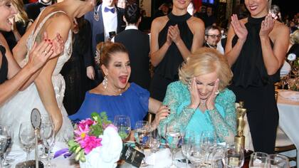 Mirtha Legrand, emocionadísima