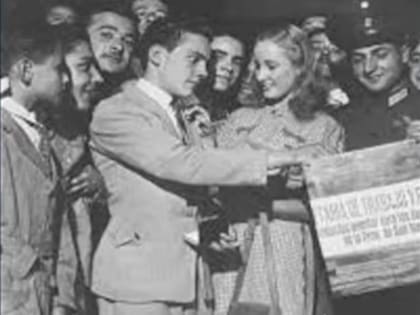Mirtha Legrand en la inauguración del Obelisco