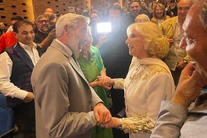 Mirtha Legrand fue a ver la obra de Mercedes Morán e Imanol Arias, Mejor no decirlo