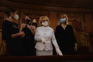 Mirtha Legrand fue agasajada en el Teatro Colón