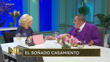 Mirtha Legrand incomodó a Jorge Lanata con su primera pregunta hace dos semanas: ¿por qué no la invitó a su casamiento con Elba Marcovecchio?