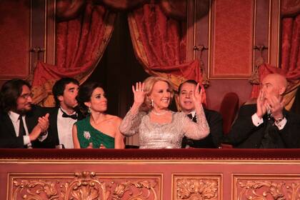 Mirtha, ayer en los Martín Fierro