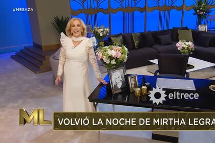 Mirtha Legrand volvió con su programa La Noche de Mirtha y lideró por un rato el prime time del sábado