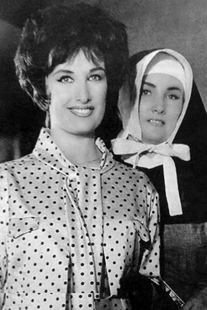 Mirtha y Silvia Legrand en la película Bajo un mismo rostro, de Daniel Tinayre (1962)