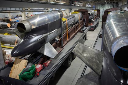 Misiles Flamingo en la fábrica secreta de Fire Point en Ucrania