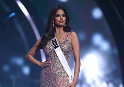 Miss India Harnaaz Sandhu es la actual Miss Universo y quien entregará la corona a la ganadora, este sábado 14