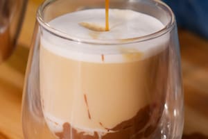 Moca cremoso con dulce de leche