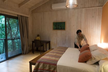 Moconá Virgin Lodge tiene habitaciones cómodas y bien equipadas.