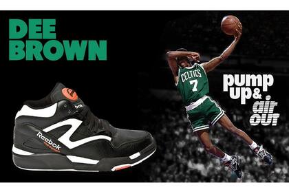 El modelo de zapatillas Dee Brown, de Reebok. Eje de una disputa comercial contra Jordan y Nike