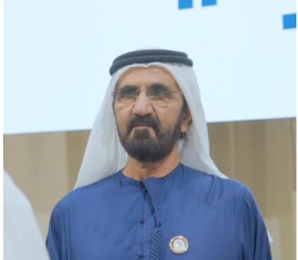 Mohammed bin Rashid Al Maktoum, máxima autoridad de Emiratos Árabes (Foto: @hhshkmohd)