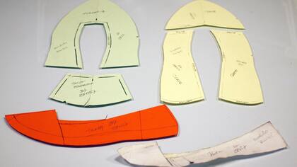 Moldería del calzado diseñado