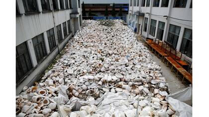 Moldes usados se recuperan para continuar el proceso