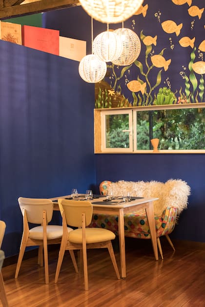 Molle Verde emula el fondo del mar.