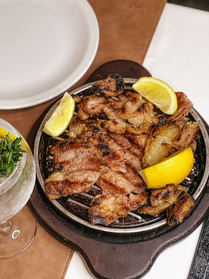 Mollejas con limón, un clásico. Foto: Gentileza Villegas Puerto Madero